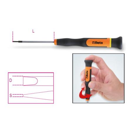 1257LP 3,5 BETA Slotted Slotted, 0.6 x 3.5 mm Tip, 60 mm Blade