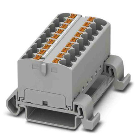 3273702 Phoenix Contact Distribution Block, 18 Way, 0.2 → 6mm², 32A, 800 V, Grey