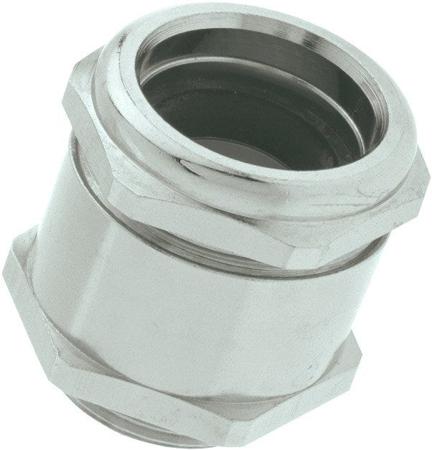 52003530+52005120 Lapp SKINDICHT Series Metallic Nickel Plated Brass Cable Gland, PG16 Thread, 10.8mm min., 12.8mm max., IP68