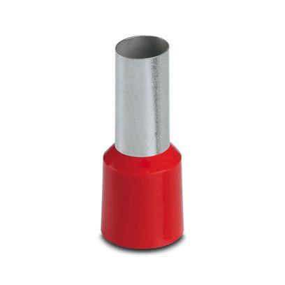 3200441 Phoenix Contact Insulated Ferrule, 16mm Pin Length, 8.3mm Pin Diameter, Red