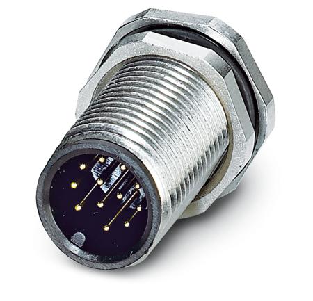 1553488 Phoenix Contact Circular Connector, 12 Contacts, Rear, M12 Connector, Plug, Male, IP67