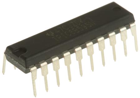 TPIC6B595N Texas Instruments  8-stage Through Hole Shift Register, 20-Pin PDIP