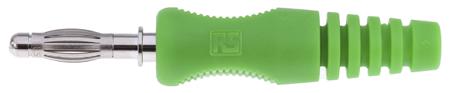 1701122-05-RS Schutzinger, Green 4mm Banana Plug, Nickel Plated, 50V, 16A