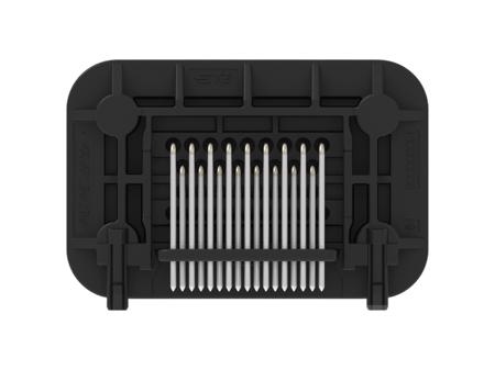 8-2384723-5 TE Connectivity, SUPERSEAL Automotive Connector Plug Black Panel Mount 34 Way, Through Hole Termination