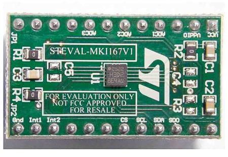 STEVAL-MKI167V1 STMicroelectronics Surface Sensor, DIL-24, 24-Pin