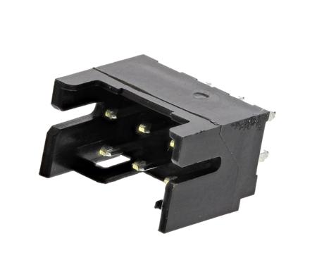 DF11-6DP-2DSA-24- Hirose DF11 Series, 2mm Pitch 6 Way 2 Row Shrouded Straight PCB Header, Through Hole, Solder Termination