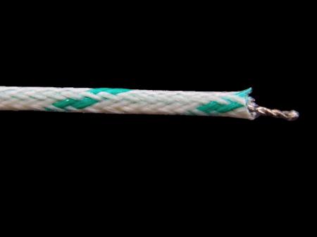 E25061-TYPE-K-WELDEDTIP-GLASS-FIBER-2M-CMPKI-SURMO CorregeE250 Type K Thermocouple 2m Length, 0.3mm Diameter, 0°C → +600°C