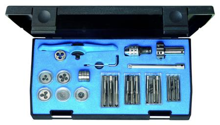 1939068 Gedore 10-Piece Cutter Set, M3 - M6 Taps, M3 - M6 Dies