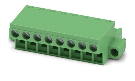 1779709 Phoenix Contact, 5mm Pitch, FRONT-MSTB 2.5/ 8-STF, 8 Way, , Pluggable Terminal Block, Plug, Cable Mount, Screw