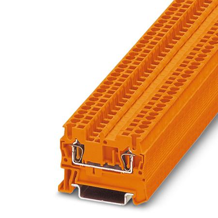 3037070 Phoenix Contact  ST 2.5 OG Series Orange, Single-Level, Spring Clamp Termination