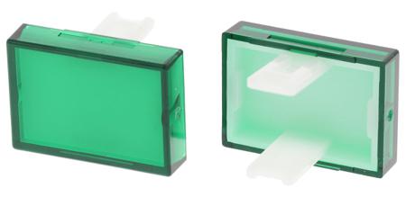 31-903.5 EAO Green Rectangular Push Button Lens for Use with 31 Series