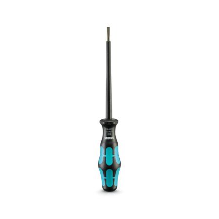 1207404 Phoenix Contact Slotted Insulated Screwdriver, 0.5 x 3.0 mm Tip, 100 mm Blade, VDE/1000V, 181 mm Overall