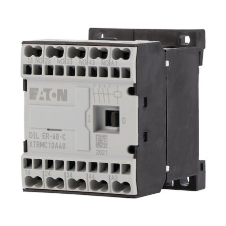 231841-DILER-40-C-110V50HZ-120V60HZ- Eaton DILER Moeller Contactor Relay, 120 V Coil, 10 A, 25 VA, 4NO, 600 V