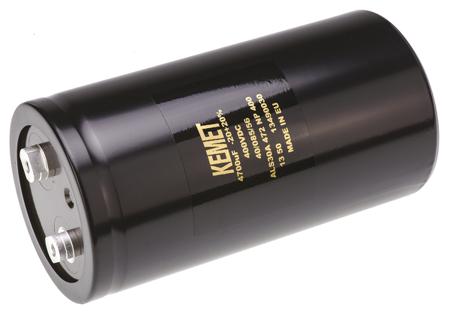 ALS30A472NP400 KEMET 4700μF Aluminium Electrolytic Capacitor 400V dc, Screw Terminal -