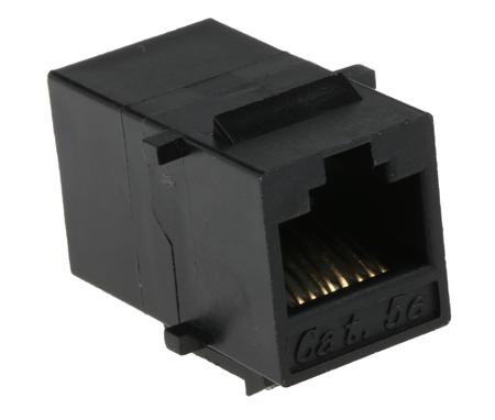 MH3101-CAT5E MH Connectors MH3101 Series Single-Port RJ45 Coupler, Cat5e, UTP