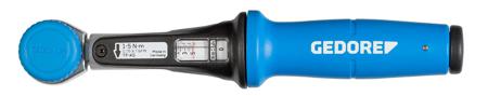 3288226 Gedore Torque Wrench, 1 to 5 Nm, 1/4 in Drive, Square Drive