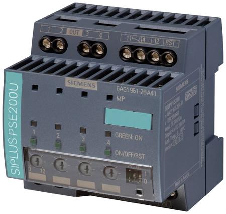 6AG19612BA417AA0 Siemens 6AG19 DIN Rail Power Supply, 24V dc Input, 24V dc Output, 10A Output