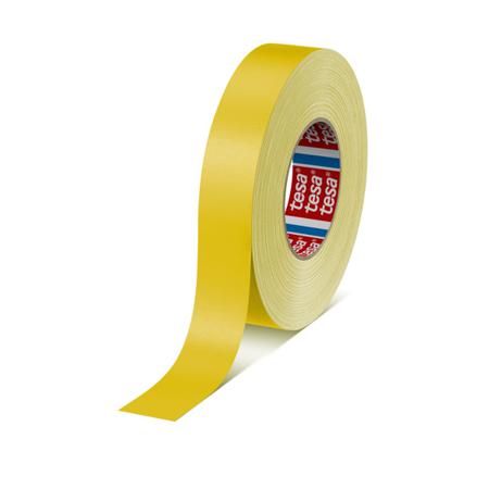 04651-00521-00 Tesa 4651 Cloth Tape, 50m x 30mm, Yellow