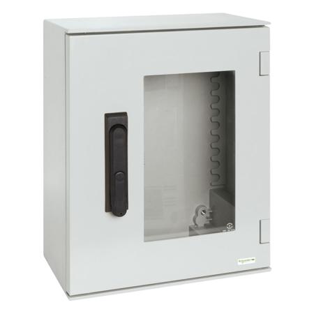 NSYPLM86TVG Schneider Electric Fibreglass Reinforced Polyester, Wall Box, IP66, 300mm x 847 mm x 636 mm
