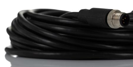 250-0690 RS PRO Straight Female M12 to Straight Male M12 Cable Assembly, 5m