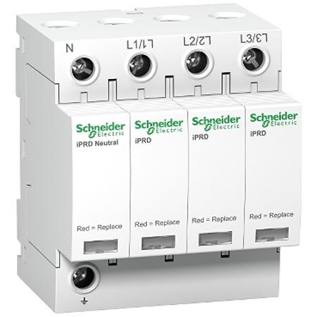 A9L20600 Schneider Electric 3, 3+N Phase Surge Arrester, 20kA, 1.1kV, DIN Rail Mount