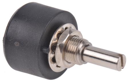 842-7080 RS PRO 250Ω Rotary Potentiometer 1-Gang Panel Mount