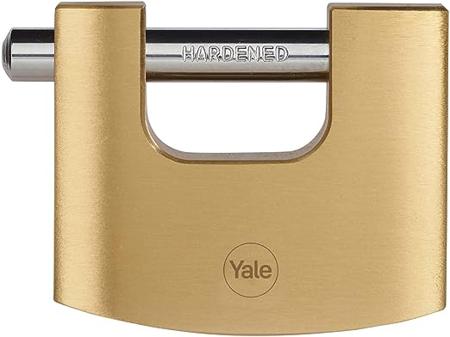 Y114B-70-113-1 Yale Padlock Brass Padlock, 10mm Shackle, 70mm Body