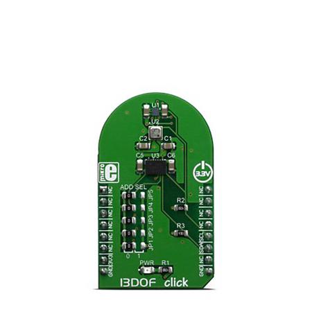 MIKROE-3775 MikroElektronika 13DOF Click for BME680, BMM150, BMI088 Which Require Highly Accurate Sensor Data Fusion, To Fulfill The