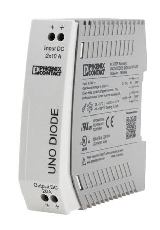 2905489 Phoenix Contact Redundancy module, for use with Parallel Connection of Two Power Supply Unit,