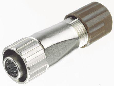 LF10WBPD-4S Hirose LF Series, 4 Pole Cable Mount Miniature Connector Plug, with Female Contacts, IP67, IP68