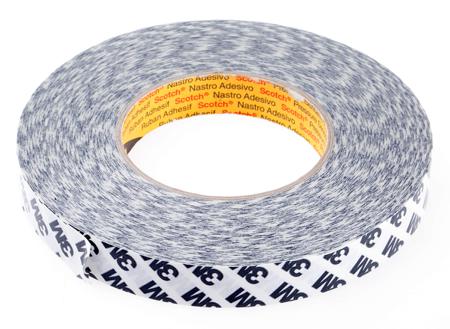 9086 19MMX50M 3M 9086 Translucent Double Sided Paper Tape, 0.19mm Thick, 16 N/cm, Paper Backing, 19mm x 50m