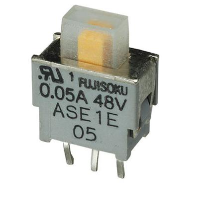 ASE1D-2M-10-Z NIDEC COPAL ELECTRONICS GMBH PCB Slide Switch SPDT (On)-Off -(On) 0.4 VA Slide