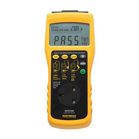 HPAT500-2 Martindale HPAT500/2 PAT Tester, Class I, Class II Test Type
