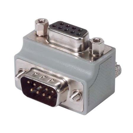 DG909MF1 L-Com D Sub Adapter Male 9 Way D-Sub to Female 9 Way D-Sub