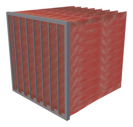 255-1326 RS PRO Bag Filter Filter, 592 x 592 x 360mm