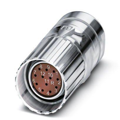 1619631 Phoenix Contact Circular Connector, 12 Contacts, Cable, M23 Connector, Socket, Female, IP67, CA Series