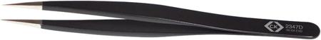 T2347D CK 122 mm, Stainless Steel, Straight, ESD Tweezer
