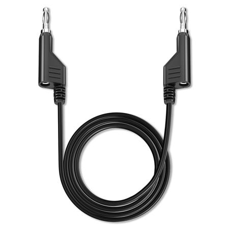 347-232 RS PRO Test Leads, 2.5A, 50V, Black, 150cm Lead Length