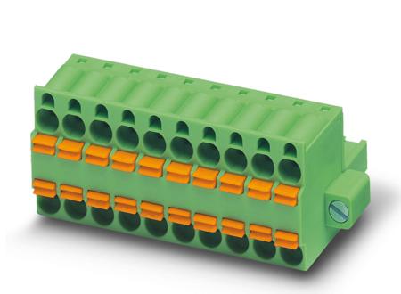 1962710 Phoenix Contact, 5.08mm Pitch, TFKC 2.5/ 4-STF-5.08, 4 Way, Pluggable Terminal Block, Plug, Spring Cage Termination,