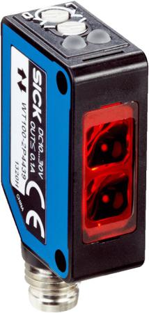 WT100-2P3439 Proximity Photoelectric Sensor, Rectangular Sensor, 0 → 1200 mm Detection Range