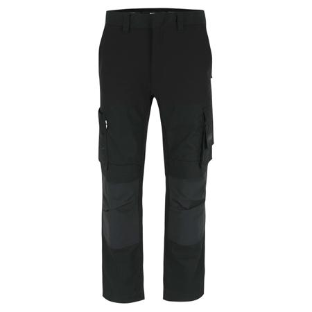 23MTR1803BK-52 Herock HECTOR TROUSERS 's Black Trousers Stretch Male, Size 52 42in W 32in L