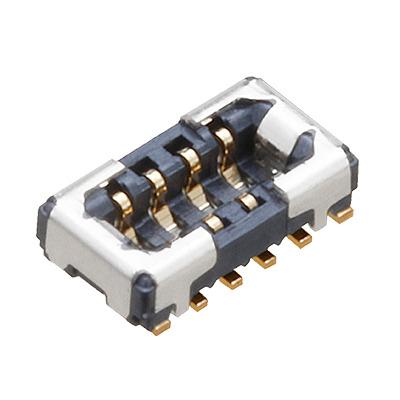 AXF5K0412 Panasonic, AXF, R35K 0.35mm Pitch 4 Way 1 Row Horizontal PCB Socket, Surface Mount, Surface Mount Termination