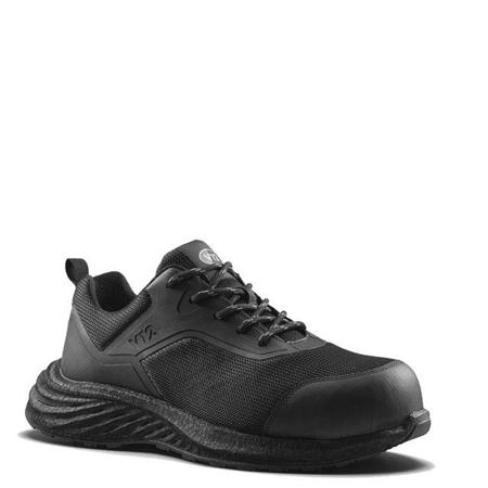 V2500 V12 Footwear Comet Men's Black Fibreglass  Toe Capped Safety Trainers, UK 3, EU 36