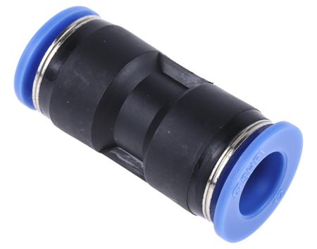 144-2624 RS Pro Straight Union, Push In 12 mm