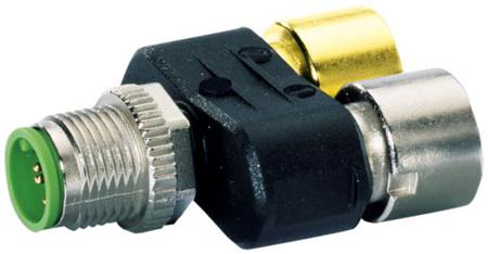 7000-41151-0000000 Murrelektronik Limited 5 Pole M12 Plug to 5 Pole M12 Socket Adapter