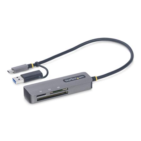 FCREADMICRO3V2 StarTech.com 3 port USB 3.0 Memory Card Reader for CF, MicroSD, SD Memory Cards