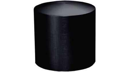 K1-PR-B60 Elma 19mm Black Potentiometer Knob for 6mm Shaft D Shaped,
