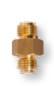 ZDPW0241 Bourdon Adapter, BSP 1/4 BSP Male, 1/4 BSP Male, 30bar max