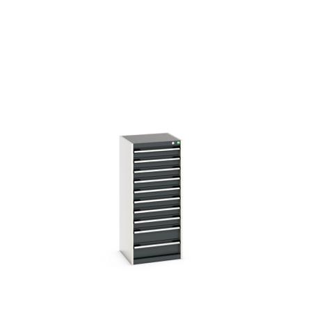40010123.19V Bott 10 Cabinet, Steel, 1200mm x 525mm x 525mm, Anthracite Grey, Light Grey