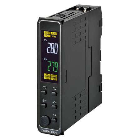 E5DC-QX2ASM-000 Omron E5DC PID Temperature Controller, 22.5 x 96mm, 1 Output Voltage, 100 → 240 V ac Supply Voltage